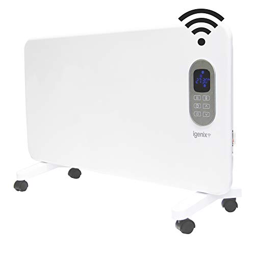 Igenix IG9515WIFI Smart Electric Panel Heater with Amazon Alexa Freestanding with Castors or Wall Mountable Heater with Day and Weekly Timer and Remote Control 1500 W Igenix IG9515WIFI Smart Electric Panel Heater with Amazon Alexa Freestanding with Castors or Wall Mountable Heater with Day and Weekly Timer and Remote Control 1500 W