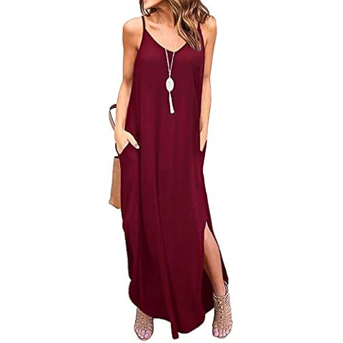 HAOMEILI Women's Summer Casual Maxi Dress Cover