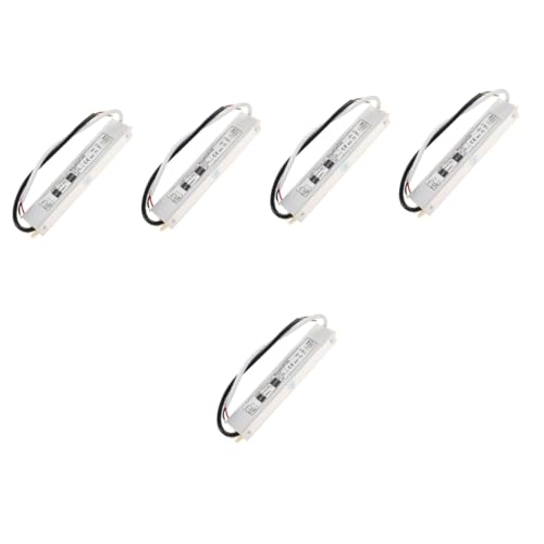 Uonlytech 5 Unidades Motorista De Led Plugue Led Conversor 120v Para 12v Adaptador 12v Led De Corren