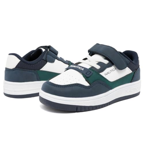 Image of Nautica Kids Adjustable Strap Shoes | Comfortable Casual Sneakers for Boys and Girls, Toddlers & Little Kids