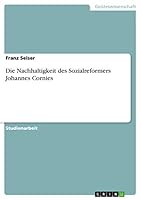 Die Nachhaltigkeit des Sozialreformers Johannes Cornies 3668396914 Book Cover