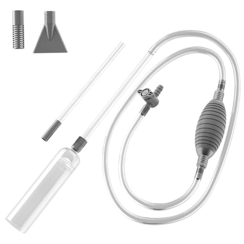 Aspiradora Manual para bañera de hidromasaje de 118 Pulgadas con sifón y Volumen de succión Constante, aspiradora para bañera de hidromasaje Ajustable con Filtro y Boquilla Adicional para Arena, esco
