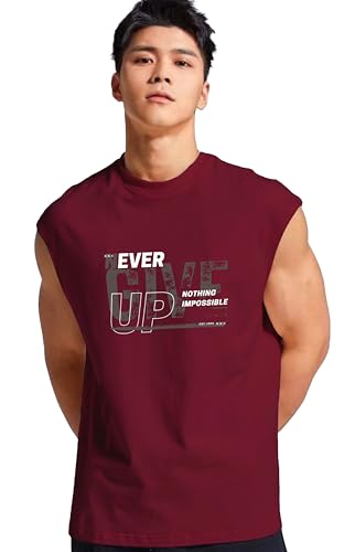 Image of JUARI BE A GENTLEMAN Men's Sleeveless Tank Top Premium Cotton Blend Muscle Fit Gym Vest | Casual Summer Shirt | Breathable & Lightweight Fitness Wear for Gym, Running & Daily Use