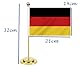 Deutschland Schreibtisch Flagge, 30cm großes kleines DeutschDeutsch Banner im Freien, winziges Drucken Dekor für Büro Home Tisch desk Germany