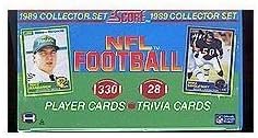 1989 Score Football Complete Mint 330 Card Factory Box Set. This Set Is Loaded with Rookie Cards Including Barry Sanders, Troy Aikman,