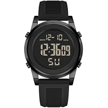 Military Silver Waterproof Sports Wrist Watches for Men Digital Tactical Mens Sport Watches Waterproof Military