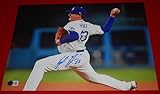 KYLE HURT LA DODGERS Signed 11X14 Photo BECKETT COA 1W760805 - Autographed MLB Photos