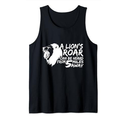 Lion Funny - Solo un león puede reconocer el rugido de un león Camiseta sin Mangas