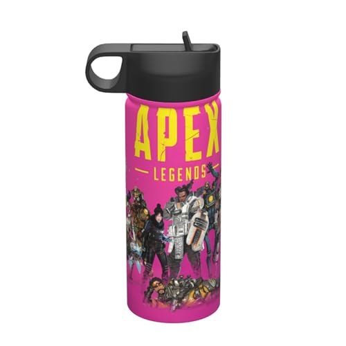エーペックスレジェンズ 水筒 真空断熱ケータイマグ 500ml-600ml ステンレスボトル 車用 直飲み 保温 保冷 フタ付きコーヒーカップ アウトドア 車のネイブに最適 スポーツタイプ ステンレスクールボトル 軽量 隔? 水筒 男の子 女の子