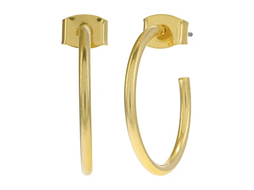 Madewell Small Hoop Earrings Vintage Gold 1 One Size by Madewell - Used condition - US$8.22