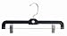 Only Hangers Black Plastic 14