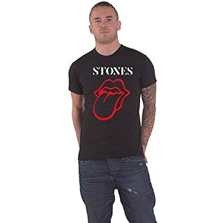 The Rolling Stones T Shirt Sixty Classic Vintage Tongue Nouveau Officiel Homme - Les Beatles, Paul McCartney, John Lennon, RIngo Starr, George Harrison
