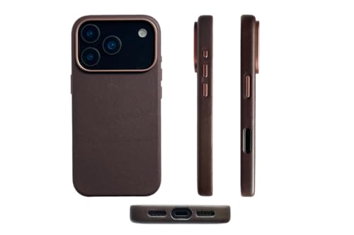 Coque iPhone 17 Pro Pack & Smooch protection cuir marron foncé - 3