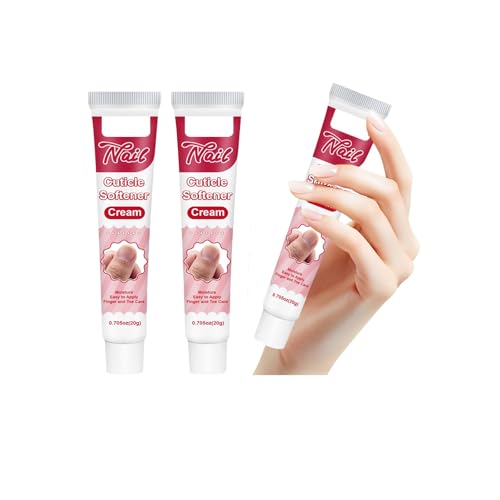 Trattamento crema per unghie e cuticole, ammorbidente idratante per cuticole, crema rinforzante per unghie secche e danneggiate, idrata, rafforza le unghie, ammorbidisce le cuticole, 2 pezzi