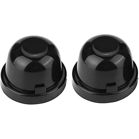 Headlamp Waterproof Cap 2Pcs 70mm Car LED Bulb Headlight Rubber Waterproof Dustproof Sealing Cover Cap Cover