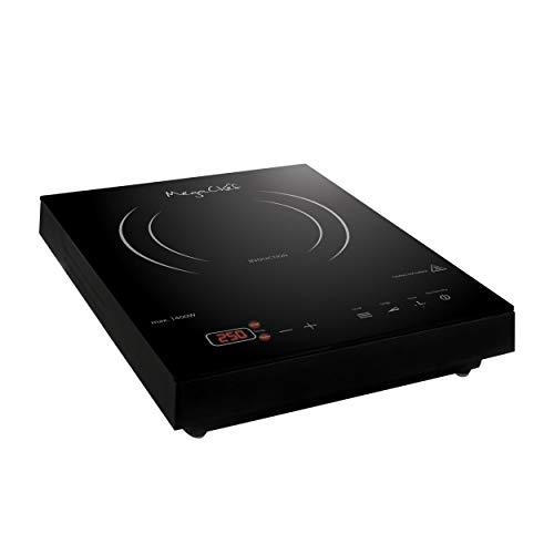 Megachef Portable 1400W Single Induction Cooktop With Digital Control Panel #TOP1