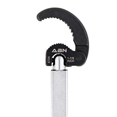 ABN Large Basin Wrench Extendable Faucet Installation Tool, Telescoping Plumbers Under Sink Telescopic 3/4 to 1-7/8