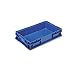 ORBIS Stakpak Modular Straight Wall Container, 24"L x 15"W x 5"H, Blue