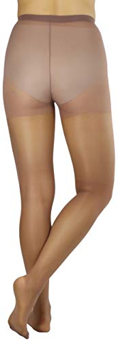Image of ToBeInStyle Women's Control Top Sheer Footed Pantyhose Hosiery Tights Stockings