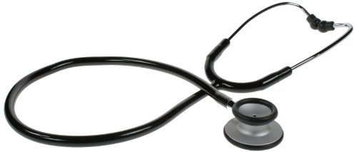 SPENGLER Dual Pulse, Stéthoscope d’Auscultation Générale, Double Pavillon, Léger, Bonnes Performances Acoustiques, Polyvalent (Noir)