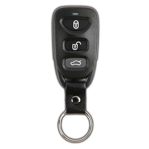 KeylessOption Key Fob Replacement for 2006 2007 2008 2009 2010 Hyundai Sonata Elantra Remote, 3-Button with Panic OSLOKA-310T, Locksmith Required