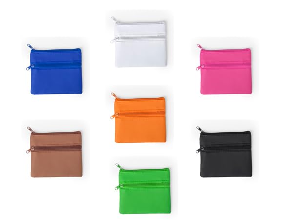 DISOK Lote 70 Monederos FLAR. Regalos de monederos Bodas, bautizos, comuniones, Regalos Empresa, Tiendas, Negocios.