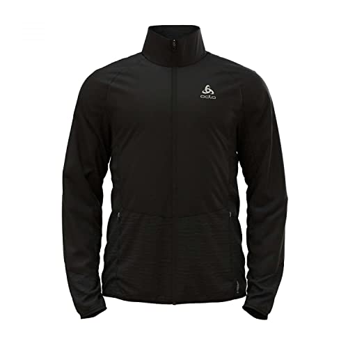 Odlo Chaqueta Run Easy Warm Hybrid Correr, Negro, XX-Large para Hombre Cover