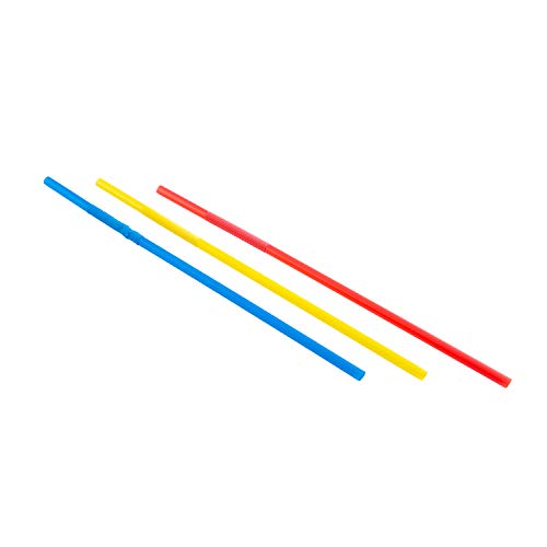 فالكون باك FALCON PACK Plastic Staw Artistic Mixed Color 6 mm - 100 Pieces