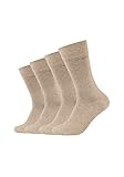 Camano Herren 3642000 Socken, Beige (Sand Melange 8300), (Herstellergröße: 43/46) (4er Pack)