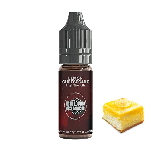Sabor a tarta de queso y limón - Saborizante alimentario de alta potencia - Más de 230 sabores - Botella de 10 ml.
