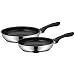 Produktbild WMF Sicilia Pfannenset 2-teilig, Bratpfanne 24, 28 cm, Pfanne Induktion, Cromargan Edelstahl beschichtet, Keramikbeschichtung, Kunststoffgriff