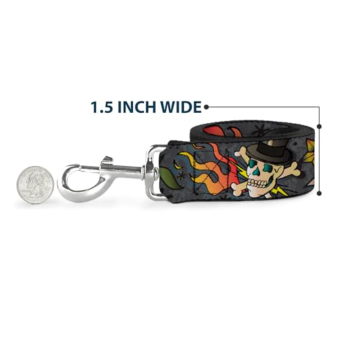 Correa para mascota compacta gris Buckle-Down para evitar tirones en el paseo 7