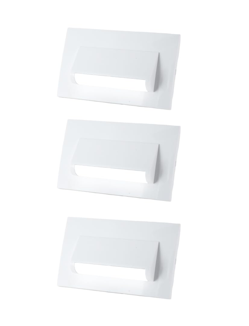 MAQON Classic 3&4 Modular Western LED Foot Light Convertible Under Cabinet Light, Soft White Outdoor Deck Wall Recessed Foot Stair Nosing Light (White, Pack of 3)-image-49