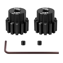 OGRC 3943X Hardened Steel 32P 13T Pinion Gear for Traxxas TRX4 TRX6 Slash Rrustler Stampede Raptor 4x4 VXL Upgrade Parts
