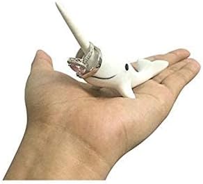 Adorable Ceramic Narwhal Ring Holder,Engagement Ring and Wedding Ring Display Holder Stand