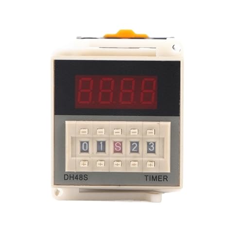 Relais temporisé numérique DH48S-1Z avec fonctions de réinitialisation et pause