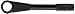 Striking Wrench, Straight, 1-1/16, 9-7/8 L