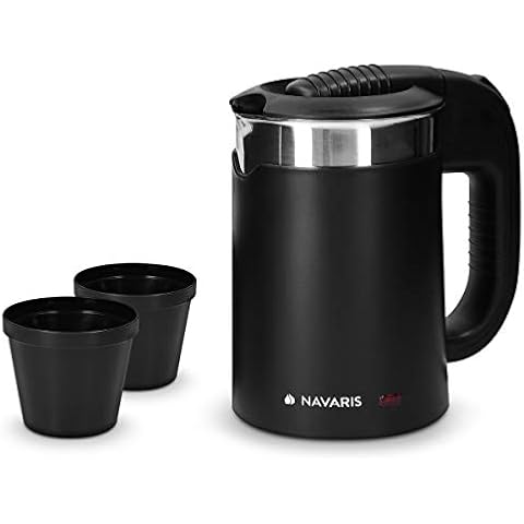 Navaris Travel Kettle with Cups Cover