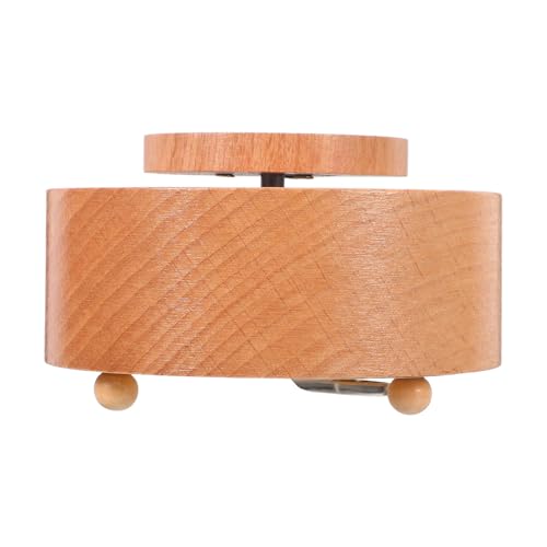 Base de madera giratoria Alipis para caja musical redonda, el regalo DIY ideal 2