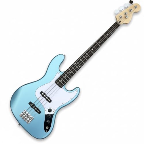 Basse électrique 4 cordes débutant J-Bass double simple bobinage