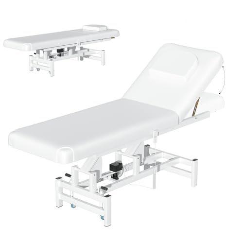Electric Massage Table with Adjustable Backrest