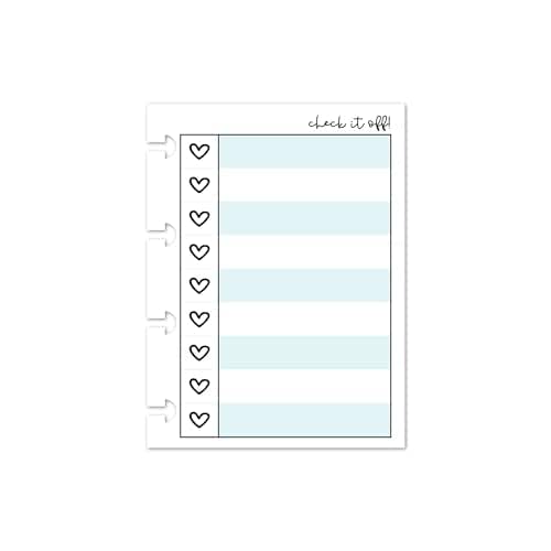 Amazon.com: Micro size Heart Checklist Refill for Disc Notebooks, 4 ...