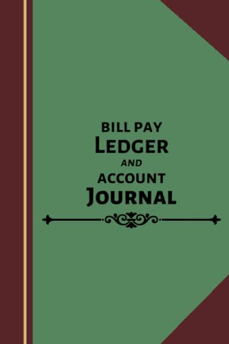 Personal Bill Payment Ledger and Account Journal: Online and Offline Bill organizer and checklist