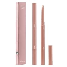 Eye Highlighter, Double-Headed Two-Color Eye Makeup Pencil, Two-in-One Three-Dimensional Eye Makeup Pencil, Brightens Shadows, Highlights Eyes, Anti-Smudge, Professional Eye Tool,PINK WHITE BROWN