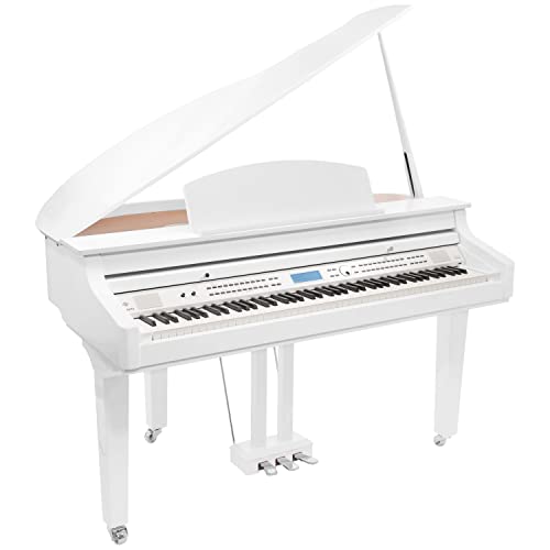 Divarte, Orchestra Piano WH , Piano numérique quart de queue 88 touches, Bluetooth audio/MIDI, écran LCD multifonctions… - Les Beatles, Paul McCartney, John Lennon, RIngo Starr, George Harrison Divarte, Orchestra Piano WH , Piano numérique quart de queue 88 touches, Bluetooth audio/MIDI, écran LCD multifonctions…