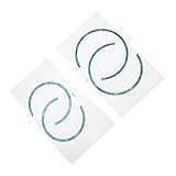 NOLITOY 4個ギターサウンドホールロゼットデカール ステッカー アコースティックギター クラシックギター用 サウンドホールインレイ リング装飾