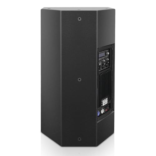 Image of Sound Town CARME Series 12 inch 2-Way Powered Professional PA DJ Speaker, Black with Onboard DSP, Birch Plywood for Installations, Live Sound, Karaoke, Bar, Church