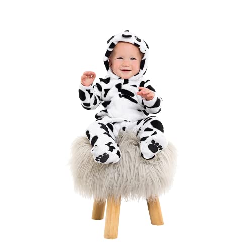 Pijama Macacão Infantil Fleece Felpudo de Biichinhos (24 Meses, Dálmata)