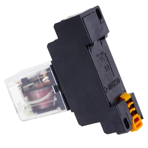 Relé 12V DC industrial DPDT de 8 pines LY2NJ para cuadros eléctricos 6