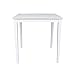 International Concepts Solid Wood Top Counter Height Dining Table, White